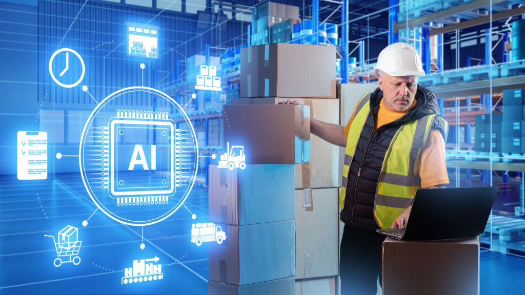 AI-driven warehouse logistics