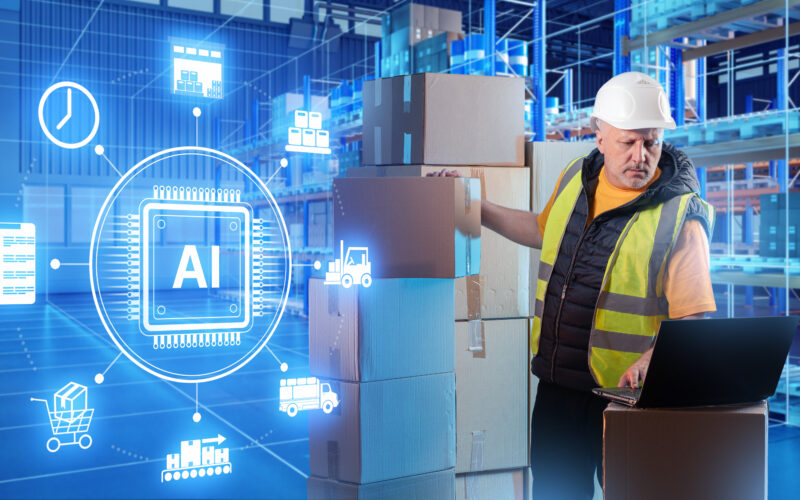 AI-driven warehouse logistics
