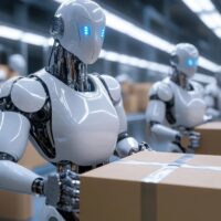 How AMRs, AGVs, and Humanoid Robots Are Transforming Manufacturing Logistics